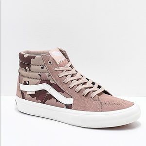 High top camo vans